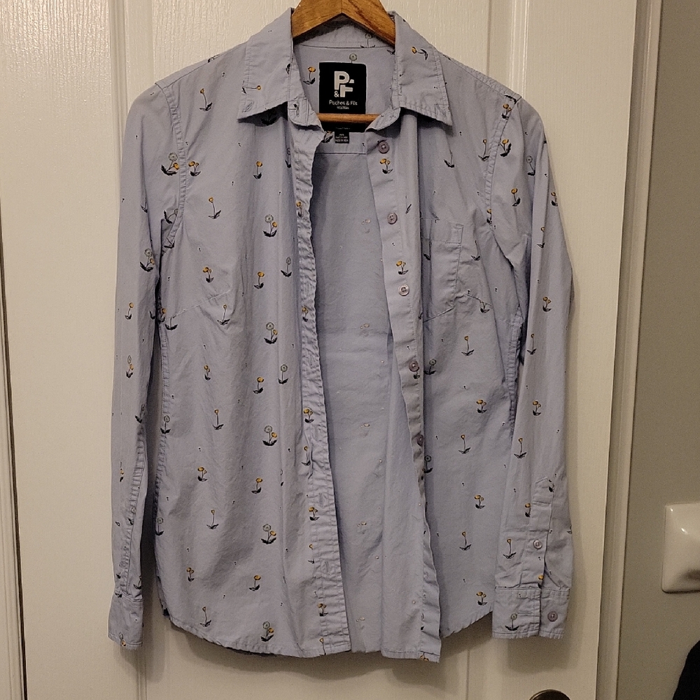 Light Blue 100% Cotton Shirt